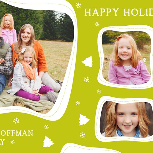 Create a Beautiful Holiday Card Template - Merry Christmas!