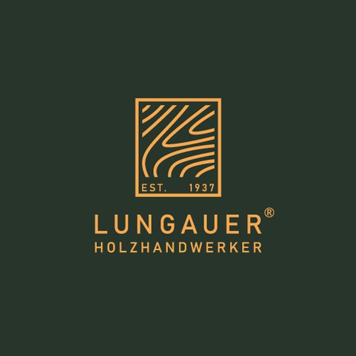 Logo design for LUNGAER HOLZHANDWERKER