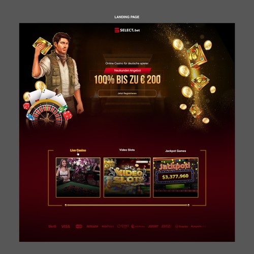 Casino Landing Page