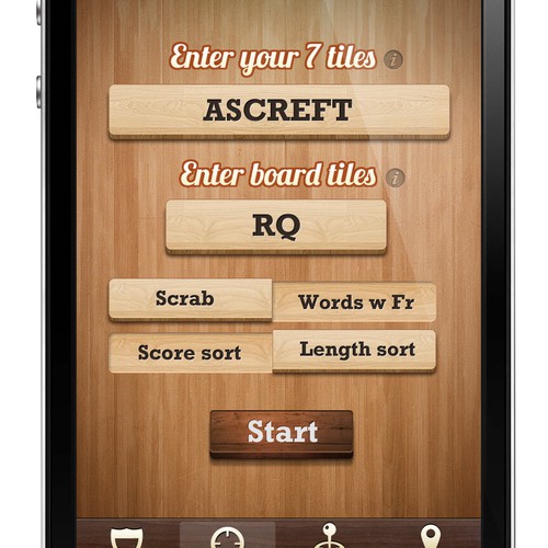 Redesign the Descrambler iPhone App UI