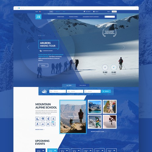 Tour Travel Webdesign