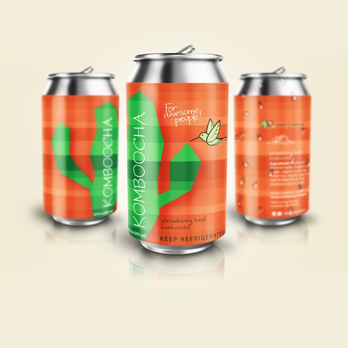 Creative label for canned beverage