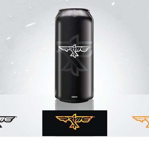 bold n sporty logo idea for energy drink
