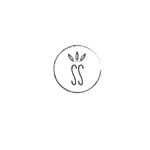 clean, simple logo for up & coming soap + candle company with initials SS and crown.