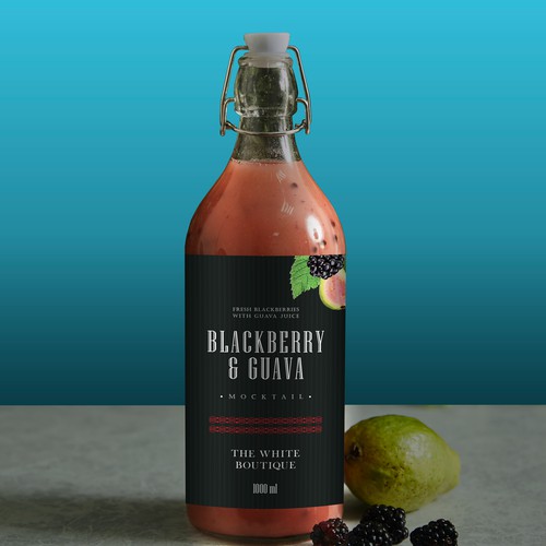 The White Boutique- Juice label
