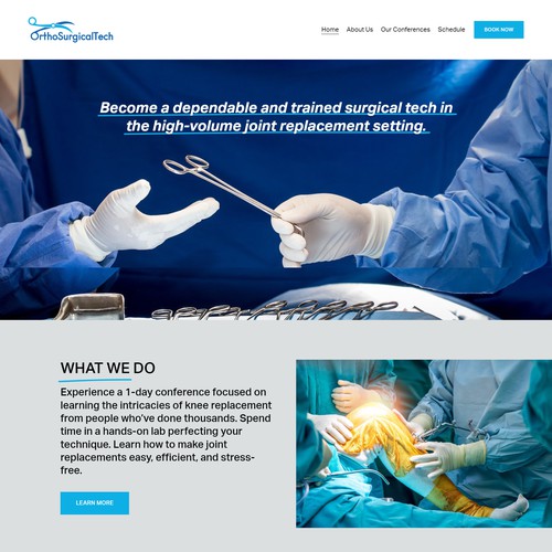 Ortho Surgical Tech Website