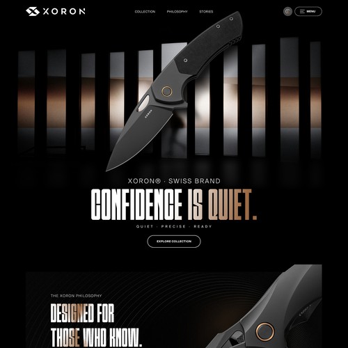 Bold and premium site 