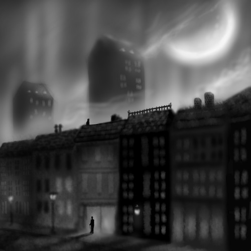 German Street -Dark city