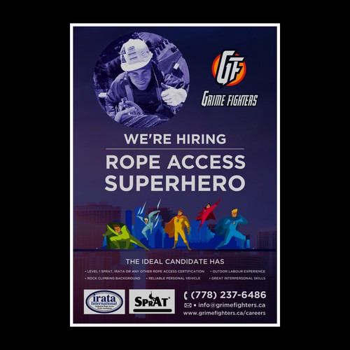 Rope Access Poster Design