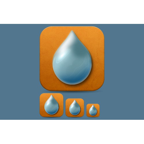 water drop app icon