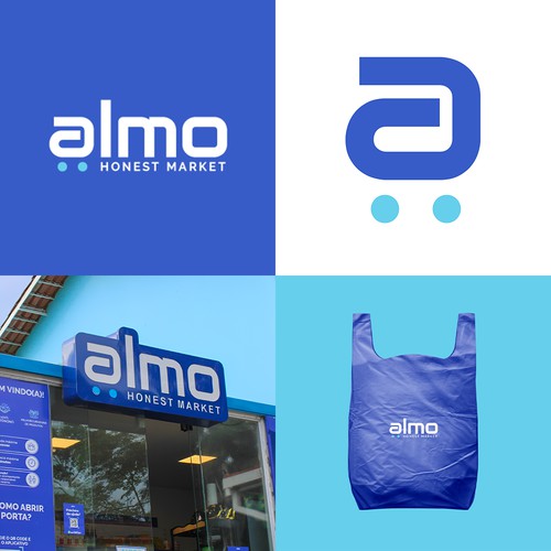 Almo Honest Market Brand Identity Design