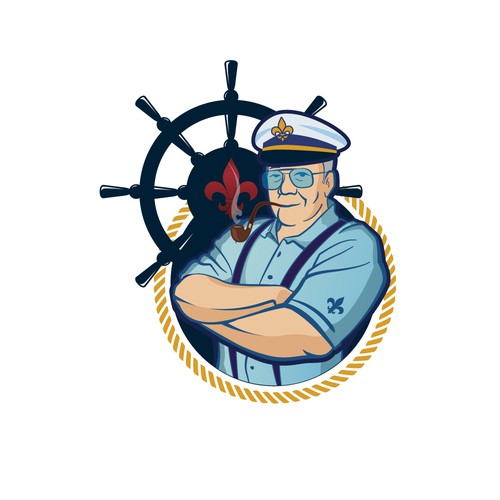 Diseño de mascota para Navio militar