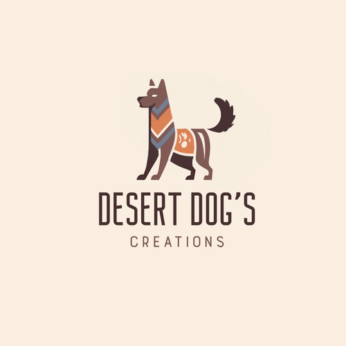 Navajo-Pattern Desert Dog