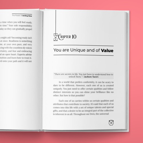 Book layout design & typesetting