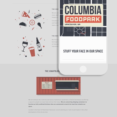 Squarespace Website Design for Restaurant Incubator