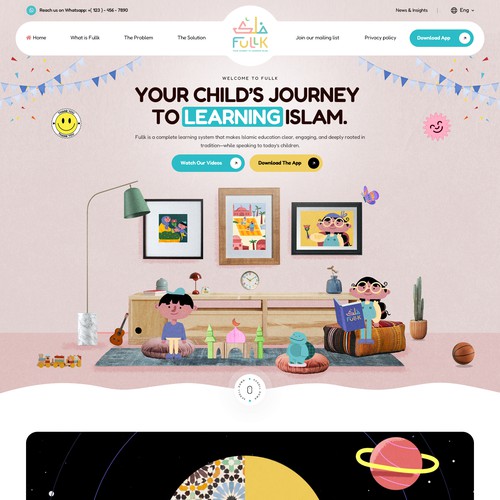 Kids Learning Website