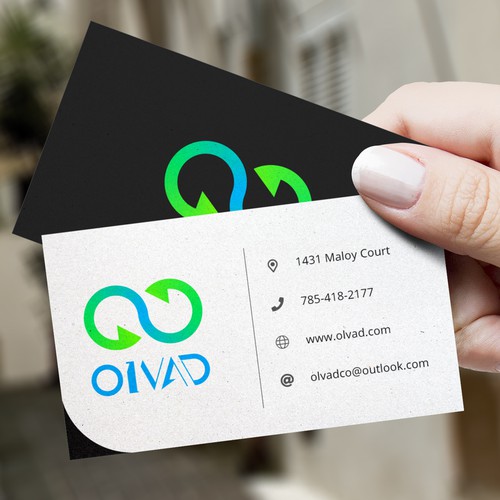 A colorful logo for a recycling company.