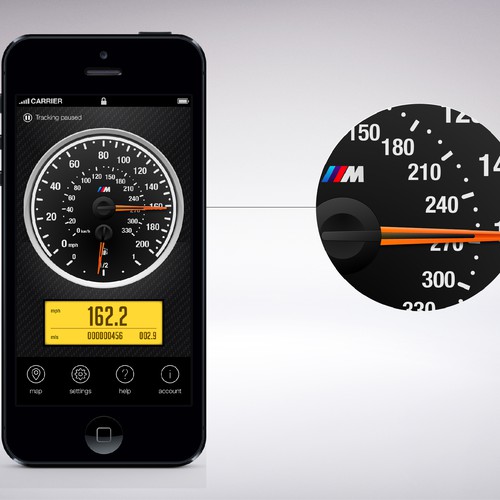 BMW M Power Speedometer APP Design