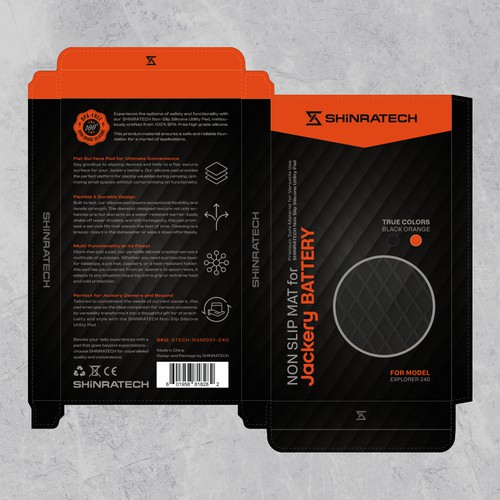 ShinraTech Non Slip Mat Box Design