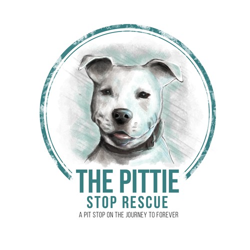 The Pittie Stop Rescue (T-Shirt Illustration)