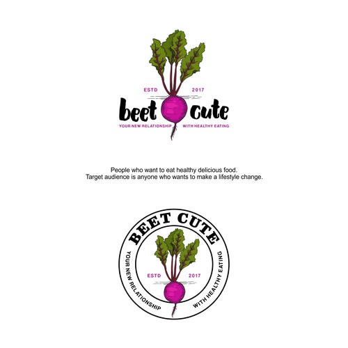 Beet Cute Food Blog Logo