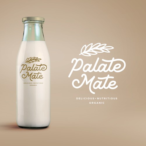 Palatemate's logo and supplies design