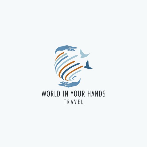 Transform an Oil Painting into a Travel Agency Logo