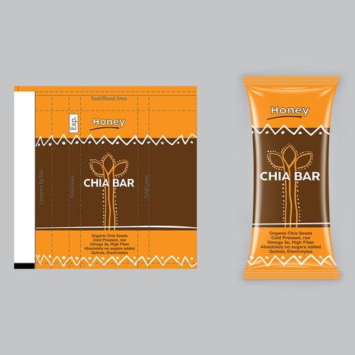 Energy bar packaging design