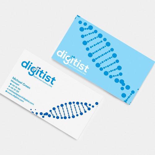 Design awesome business cards for software/technology company Digitist