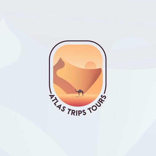 Atlas Trips Tours Desert Rebrand Logo