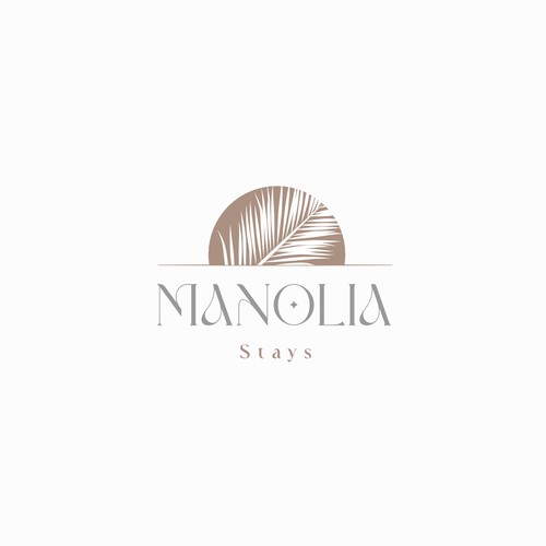 Clean, minimalist logo for vacation rental