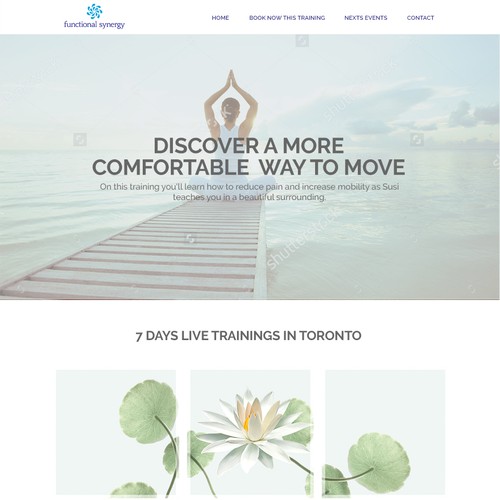 Yoga landign page