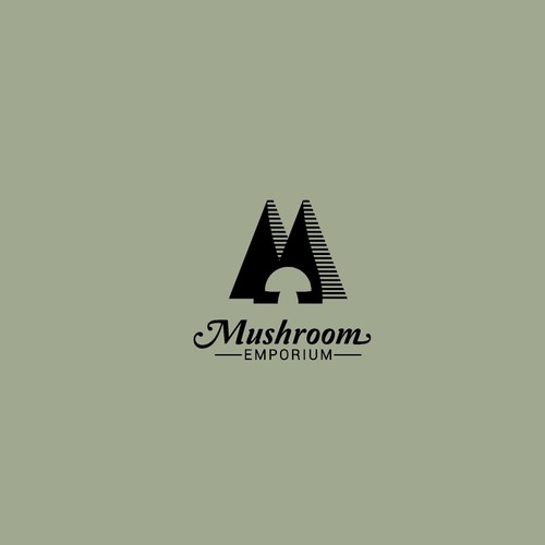 Logo for an online mushroom emporium.