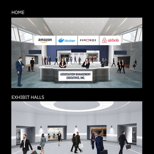 Virtual exhibit hall