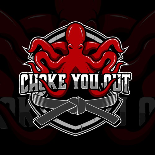 Logo emblem for a boutique grappling brand