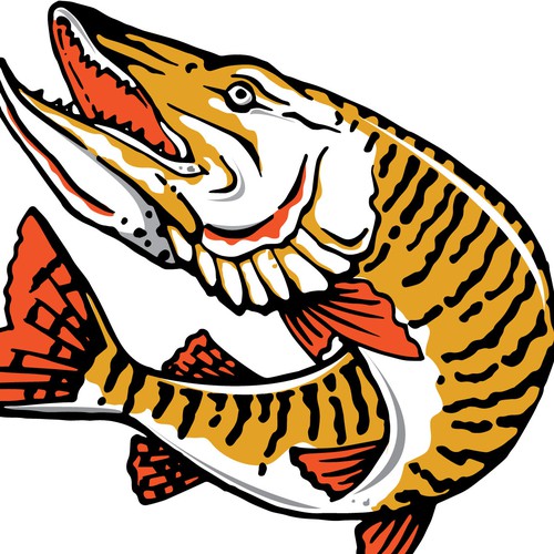 Fishing/Hunting Patch Designs MUSKY