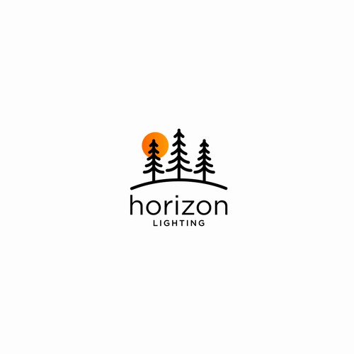 Simple Logo Design For " Horizon Lighting "