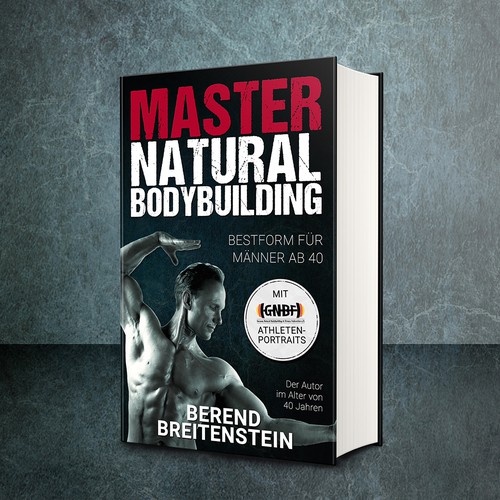 Book cover for a Natural Bodybuilding nonfiction book