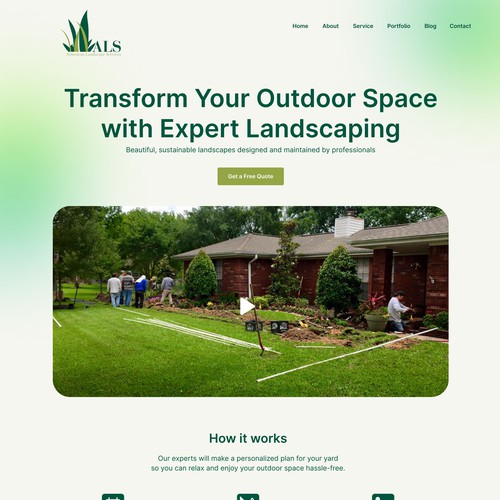 Landscape Service Website