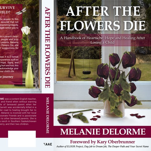 After the Flowers Die - Book Cover design