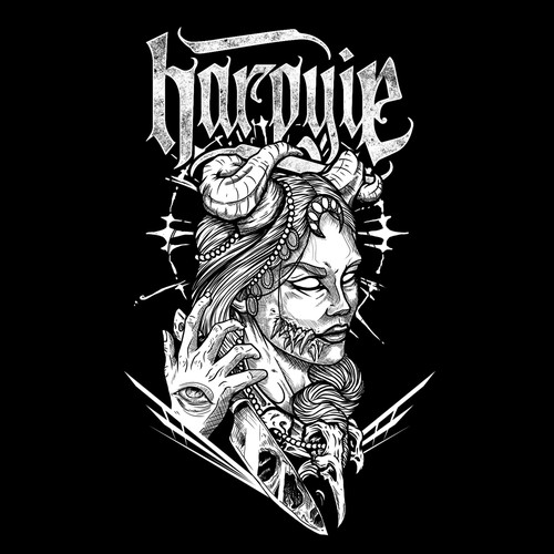 Harpyie T-shirt design