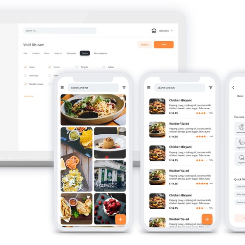 Restaurant seeker application
