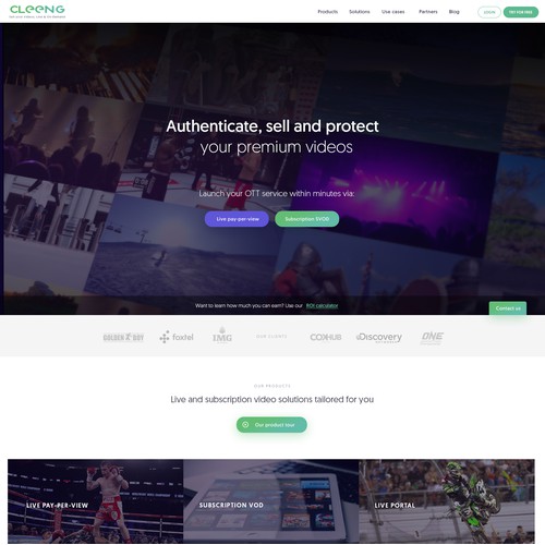 Svod and Lpp SaaS company website design 