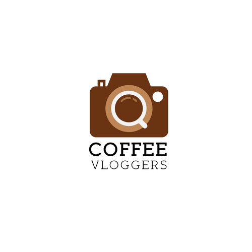 Coffee Vloggers Logo Concept