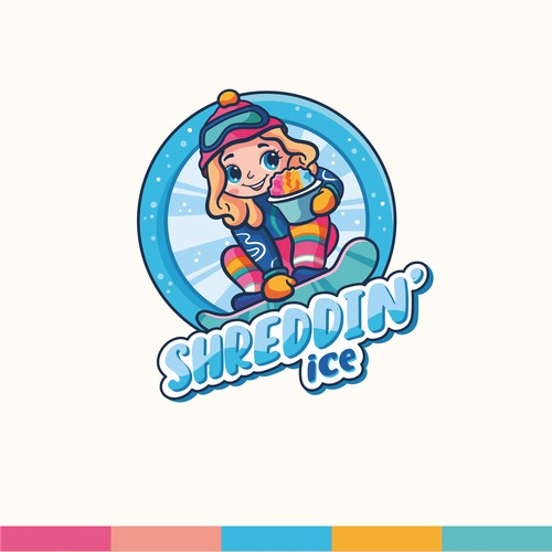 Logo-design for a company that sells shaved ice dessert