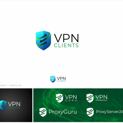 VPN 3D LOGO