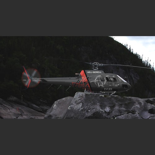 Heli-Boreal Inc. Helicopter Paint Scheme Design
