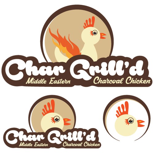 Logo options for Char Grill'd