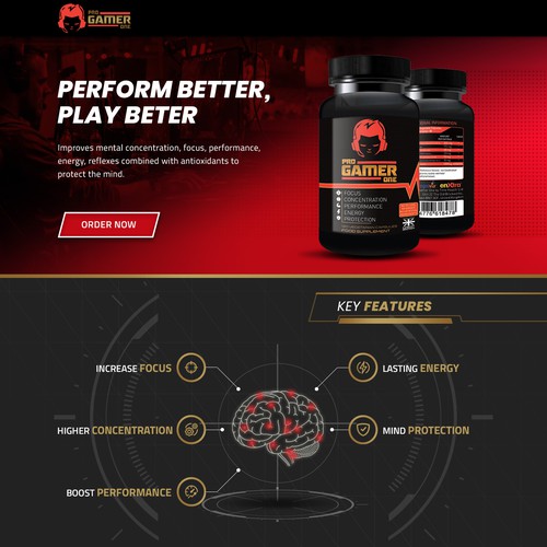 Landing Page - Pro Gamer One