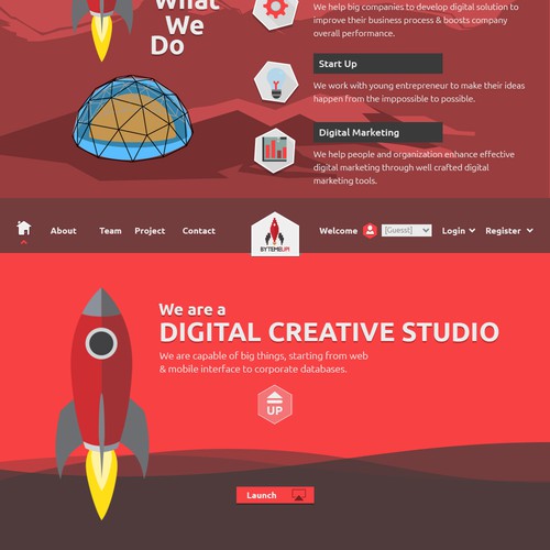 Digital Creative Studio - Landing Page